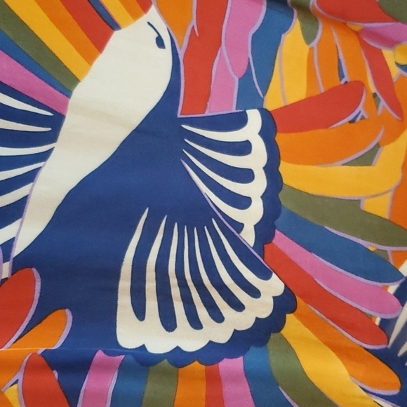 FARM Rio maxi Dress XS Silk Bird Pattern - Picture 4 of 6